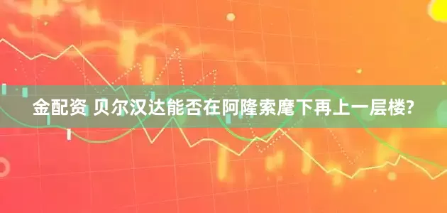 金配资 贝尔汉达能否在阿隆索麾下再上一层楼?