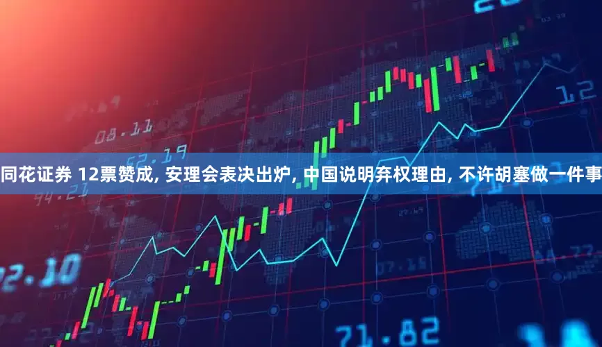 同花证券 12票赞成, 安理会表决出炉, 中国说明弃权理由, 不许胡塞做一件事